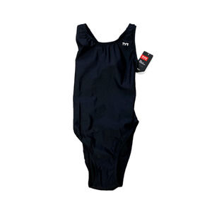 TYR NEW Women's Black Eco Solid Maxfit One Piece Swimsuit Size 34
